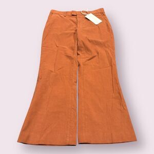 Closed Corduroy Pants Womens 26 Orange Regular Fit High Waisted Wide Leg Outdoor
